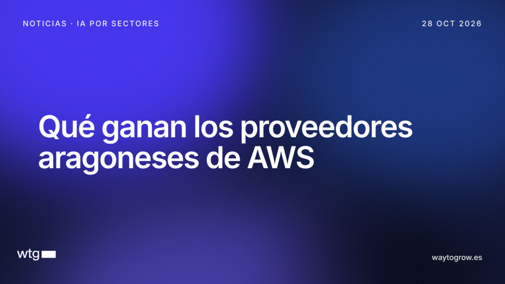 Centros de datos en Aragón: AWS cifra su impacto en sus proveedores