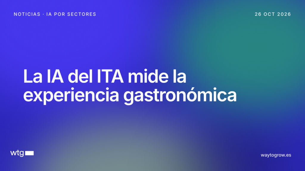 La IA del ITA mide cómo un menú en 3D cambia la experiencia