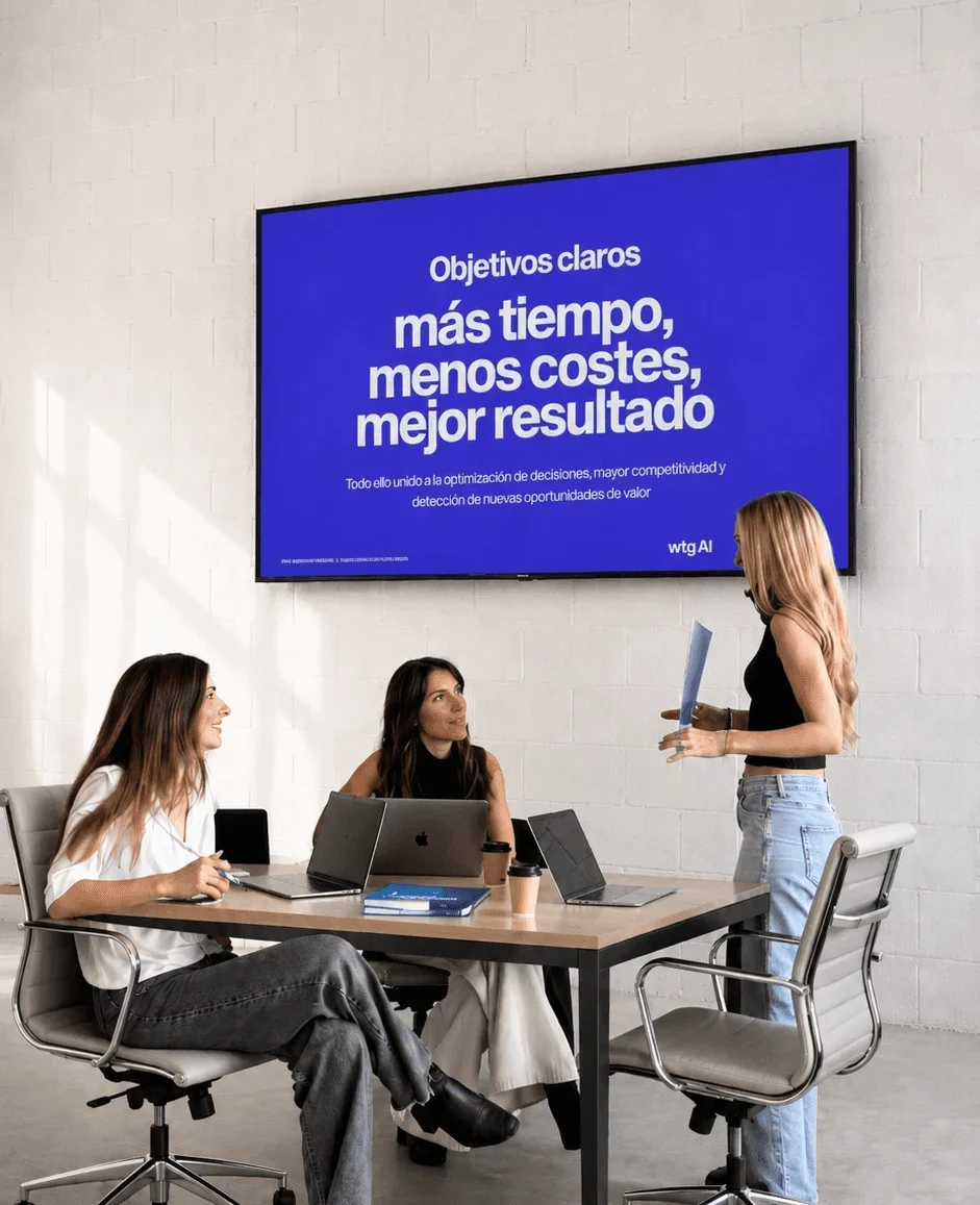 Sesión de formación en inteligencia artificial de WTG