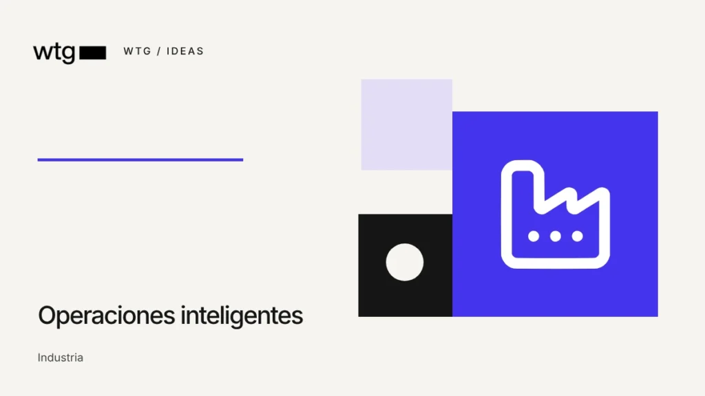 Portada editorial ilustrada: IA en la industria manufacturera: guía para pymes