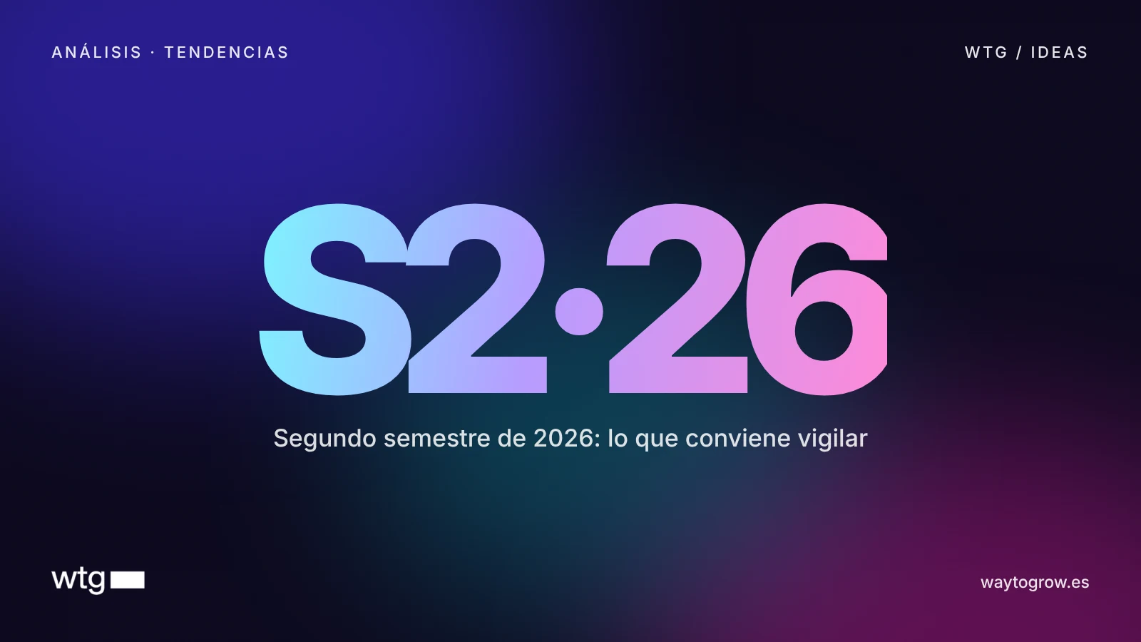 Portada editorial ilustrada: Tendencias de IA para pymes: segundo semestre de 2026